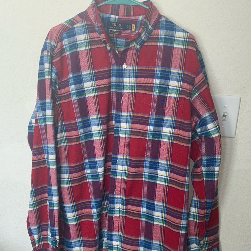 Polo by Ralph Lauren Men's Multicolor Plaid Shirt